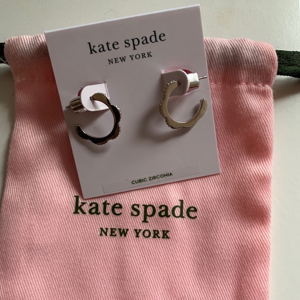 Kate spade mini scallop hoops